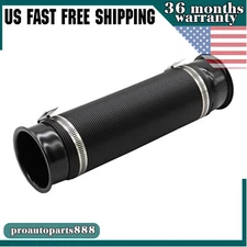 76mm 3inch Car Cold Air Intake Inlet Pipe Flexible Duct Tube Hose Kit Black New