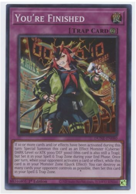 you're finished yugioh card Ultra Rare  Archeron during your End Phase You're Finished Playable or Not?