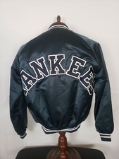 Vintage Chalk Line S New York Yankees Starter Style Spellout Rare Jacket EUC