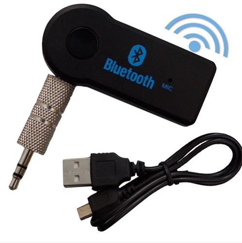 Adapter Bluetooth AUX IN klucz sprzętowy muzyka audio stereo radio samochodowy bezprzewodowy odbiornik - Zdjęcie 1 z 5