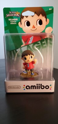 Amiibo 村人 Villager 1.0 フィギュア レア Villager amiibo (Super Smash Bros. Series) First Print with