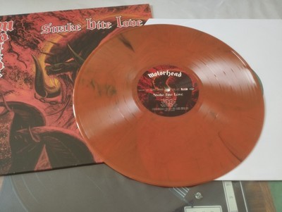 LP  MOTORHEAD  '' SNAKE  BITE  LOVE ''  MARBLED  COLOR   2016