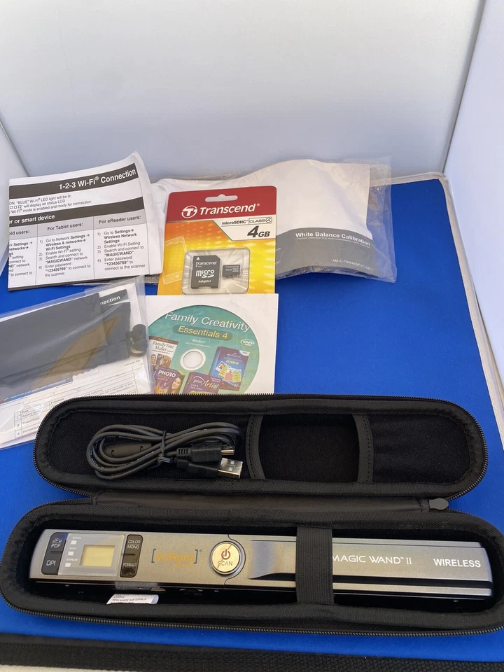 VuPoint Solutions MAGIC WAND 2 Portable Document Scanner New Unused L@@K! L@@K! - Image 2 of 4