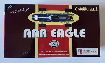 Carousel 1 1967 AAR Dan Gurney Eagle F1 Grand Prix Of Belgium Spa Win 1:18 4751