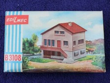 MODELLISMO COSTRUIRE EDILMEC B 3108 VINTAGE FERROVIA  DIORAMA H0  SCATOLA HOTEL