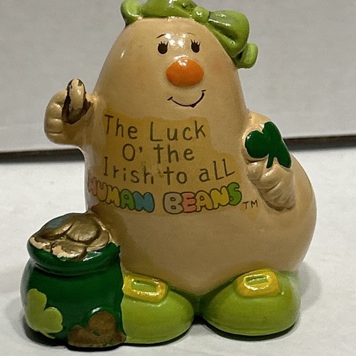 Enesco Vintage 1981 The Luck O’ the Irish To All Human Beans Figurine TM Antique - Picture 15 of 15