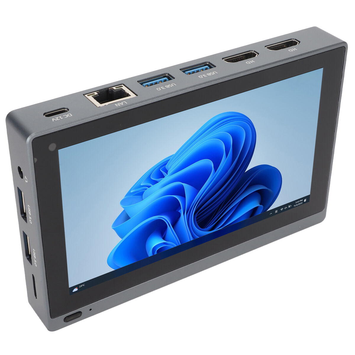 Mini PC With 5.5in Touch Screen For 11 8GB 128GB WiFi 6.0 Mini PC With 5.5in Touch Screen For 11 8GB 128GB WiFi 6.0