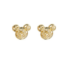 NEW Minnie Mouse Earrings Mickey Mouse Crystal Disney Disneyana FAST SHIP