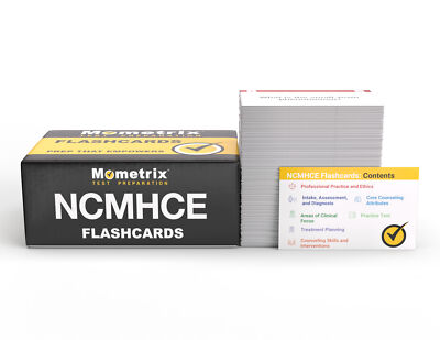 NCMHCE Exam Study Cards (boxed)