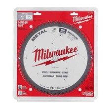 MILWAUKEE 12" METAL STEEL CUTTING CARBIDE CIRCULAR SAW BLADE 60T 48-40-4265