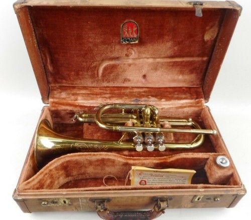 Conn Director Cornet Blechblasinstrument mit Koffer, USA, guter Zustand - Bild 2 von 6