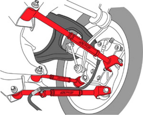 SPC Performance Rear Adjustable Control Arms for 08-17 Accord/09+ TSX/TL 67540 - Picture 2 of 2