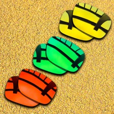 US 3 Sets Lenses Replacement for-Oakley Holbrook Mix OO9384-Red Green 24K Gold