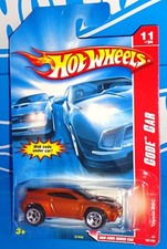 Hot Wheels 2007 Code Car Series #95 Toyota RSC Mtflk Dark Orange w/ OR5SPs