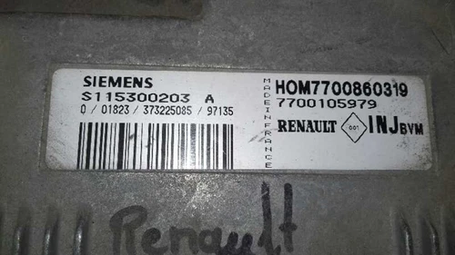 7700860319 Centralina Motore per RENAULT MEGANE I CLASSIC (LA0) * 4969466 - Foto 4 di 4