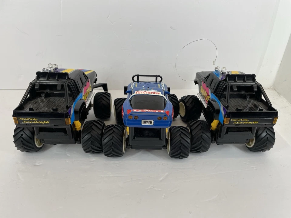 FOR PARTS No Remote Untested Nikko Brutus Car Crusher Truck Lot RC 49mhz - Image 4 of 4