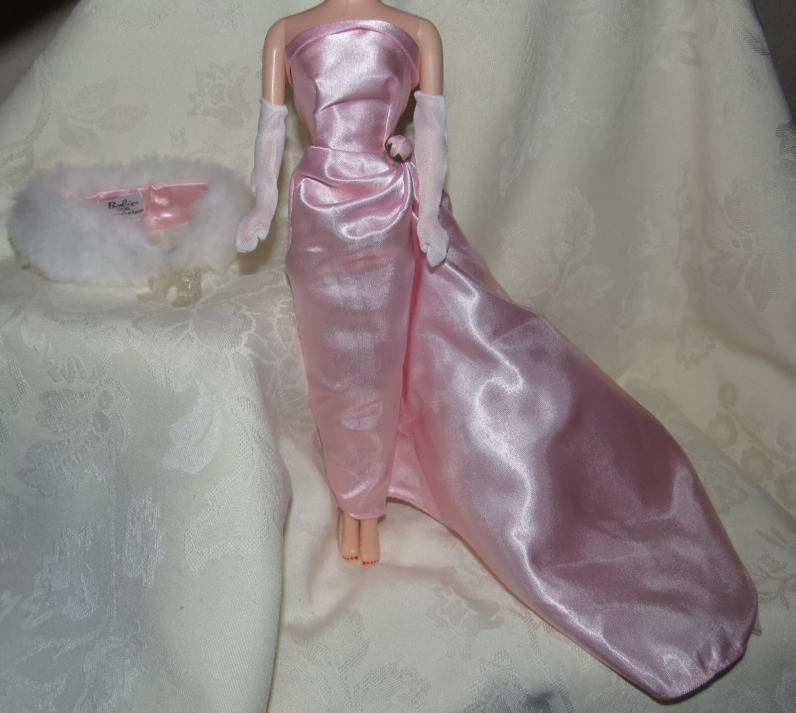  vintage reproduction enchanted evening stole shoes for doll 