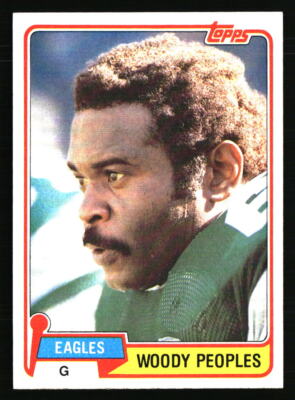 Woody Peoples 1981 Topps #154 Football Card | eBay