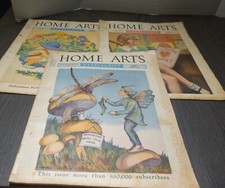Vintage Home Art Needlecraft Magazine 1936 Feb, July, September Lot Of 3