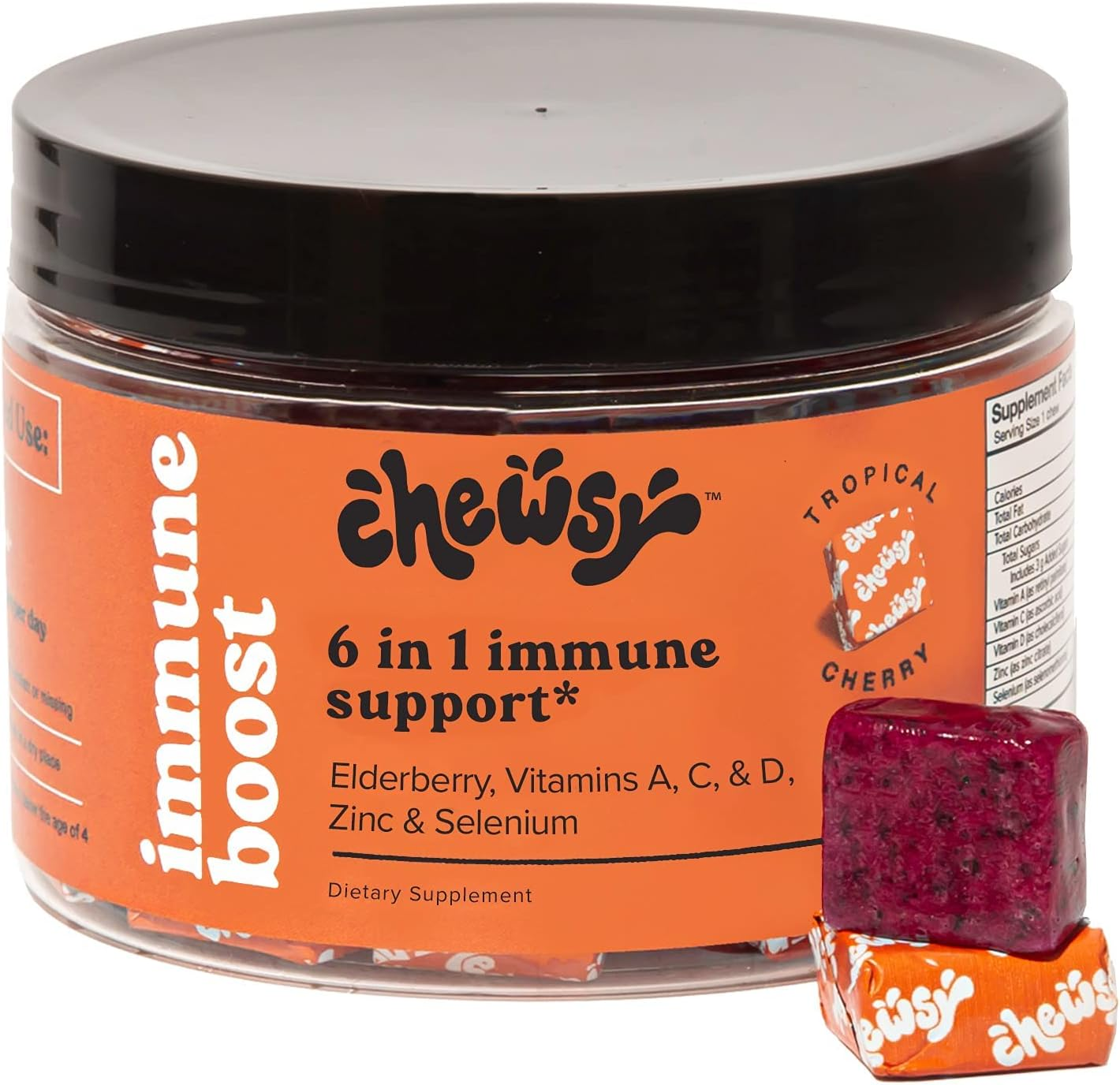 6In1 Immune Support Fruity Chews with Elderberry 30Day Supply FREE SHIPPING 313055075047 eBay