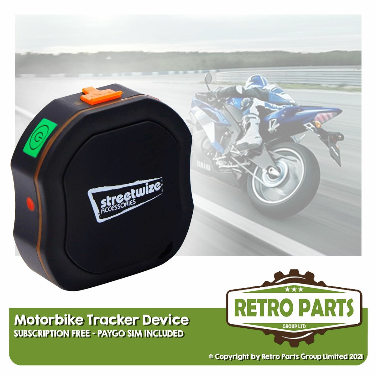 Motorbike Tracker For Zero Easy Install Anti-Theft Protect Alarm