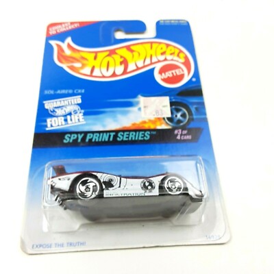 Mattel Hot Wheels Spy Print Series #3 Sol-Aire CX4 1996 Hotwheels