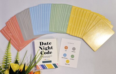 Date Night Code Kartenspiel Verbessern Sie die Intimität mit Ihrem Partner Erwachsene Paar Spiel