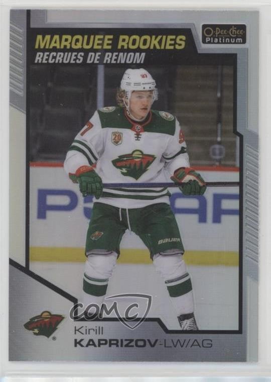 2020-21 O-Pee-Chee Platinum Marquee Rookies Rainbow Kirill Kaprizov #200 08t3