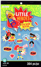 Creatology Little Heroes Sticker Book: super hero kids, comic book words