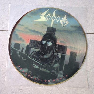Sodom   Persecution Mania   Picture Vinyl LP Schallplatte  1987  USA  EX