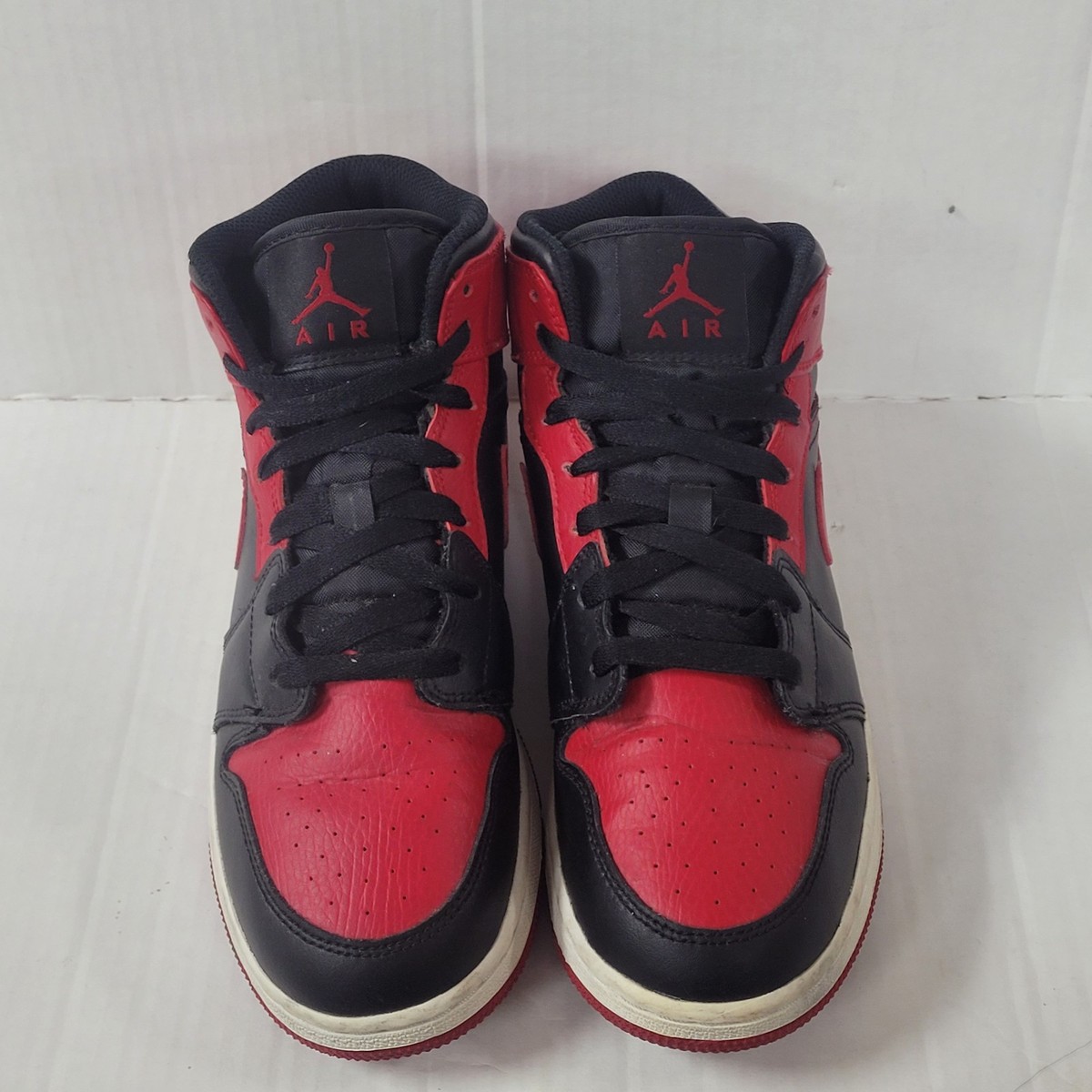ナイキ スニーカー 黒赤　AIR JORDAN1 GS Banned　23.5㌢ 楽天市場】NIKE AIR JORDAN 1 RETRO HIGH OG GS 【BRED PATENT