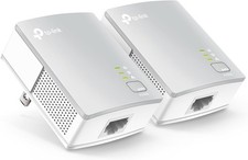TP-Link AV600 Powerline Ethernet Adapter Kit 600Mbps Nano Plug TL-PA4010 White