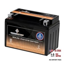 12V 135 CCA AGM Maintenance Free Powersport Battery for ATV, YTX9-BS