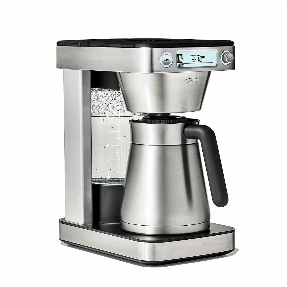 OXO 12-Cup Stainless Steel Coffee Maker w/ Podless Single Serve Function, New