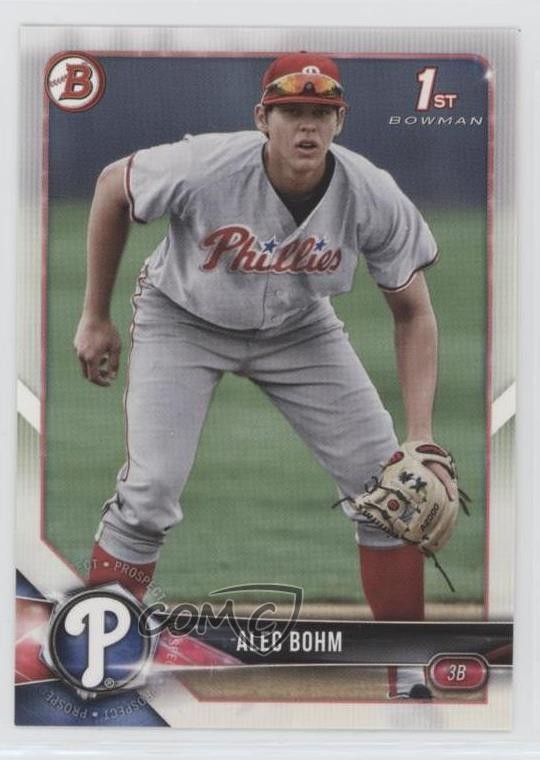 2018 Bowman Draft Alec Bohm #BD-25 00jz