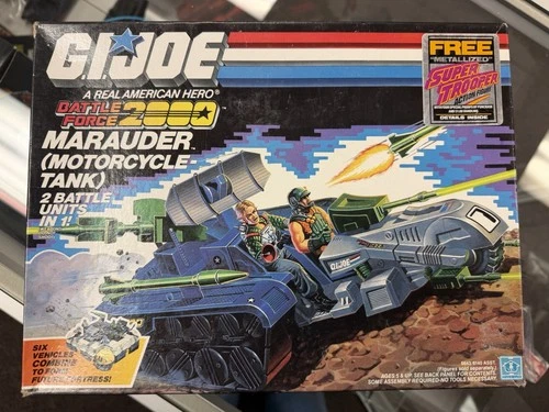 Vintage 1987 GI Joe Battle Force 2000 Marauder Tank ARAH Motorcycle Tank Sealed