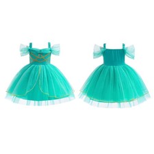 Girls Costume Banquet Skirt Sequins Dancewear Cosplay Dress Themed Gowns Fairy