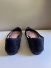 Women's Corso Como Black Suede Flats Pointed Toe Sz 7 Suede Cushioned Footbed — photo 4