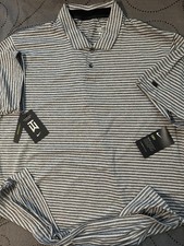 NIKE TIGER WOODS COLLECTION GOLF DRI FIT 010 H.BLACK POLO SHIRT SIZE XL MEN 85