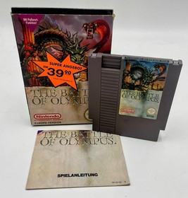 Nintendo NES - The Battle of Olympus - OVP CIB Komplett mit Anleitung H&auml;ndler ✓