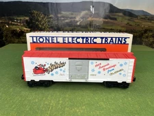 LIONEL 6-19908 CHRISTMAS BOX CAR 1989 SEASONS GREATINGS NEW IN BOX