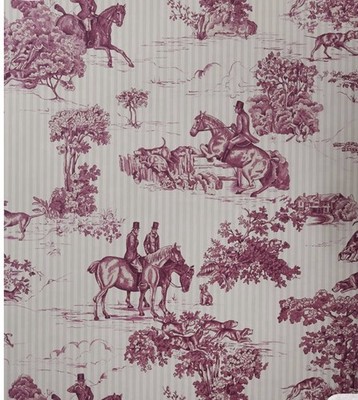 Vervain 90001W Elway Hall Mahogany On Celadon 02 Wallpaper 1 Double Roll 60.75sf