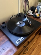 U-Turn Audio Black Home Audio Turntable Record Player for Vinyl Music Listening