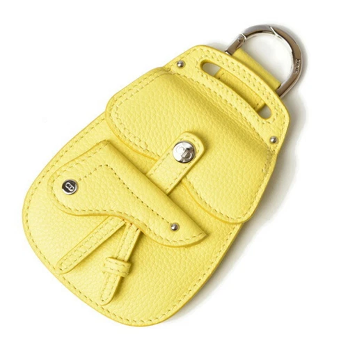 Christian Dior Dior Porte Carte Porte Monnaie Portefeuille Sacoche Selle Motif Jaune... GZl10q54