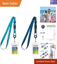 Retractable Cruise Lanyard for Ship Cards, Waterproof Lanyards for Cruise Shi...