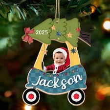 Personalized Baby Picture Christmas Ornament A Special Keepsake for Baby s Fir