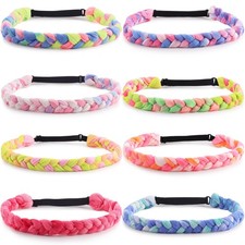 WSYUB 8pcs Braided Headbands, Headband for Girls
