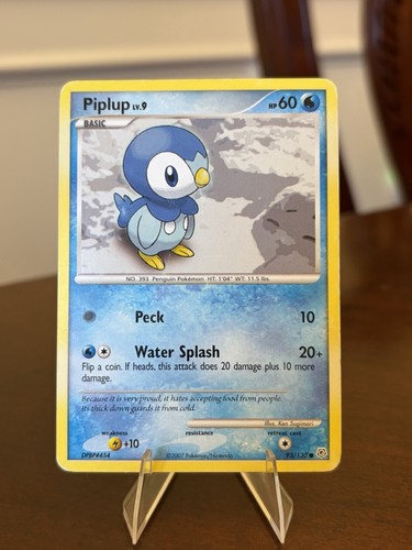 Pokémon TCG Piplup Diamond & Pearl 93/130 Regular Common MP