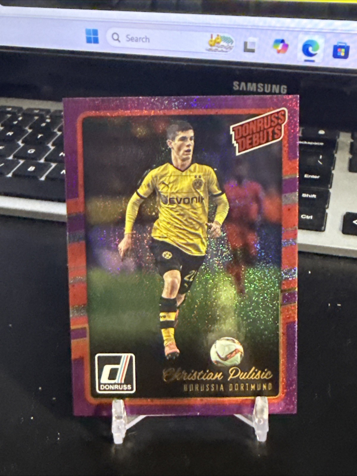 2016-17 Panini Donruss Christian Pulisic Donruss Debuts Purple #224