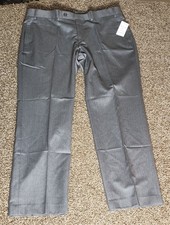 Lauren Ralph Lauren Mens 38x30 Gray Flat Front Dress Pants NWT